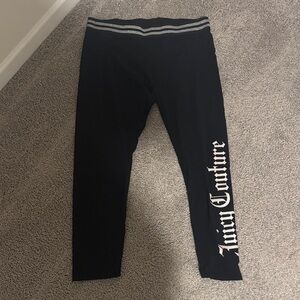 Juicy Couture Black Kids Leggings with Logo